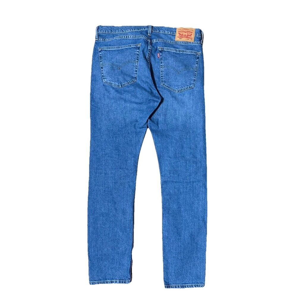 New Without Tags Men's Classic Levi's 510 Skinny 36x34 Stretch Denim Blue Jeans - Picture 2 of 8